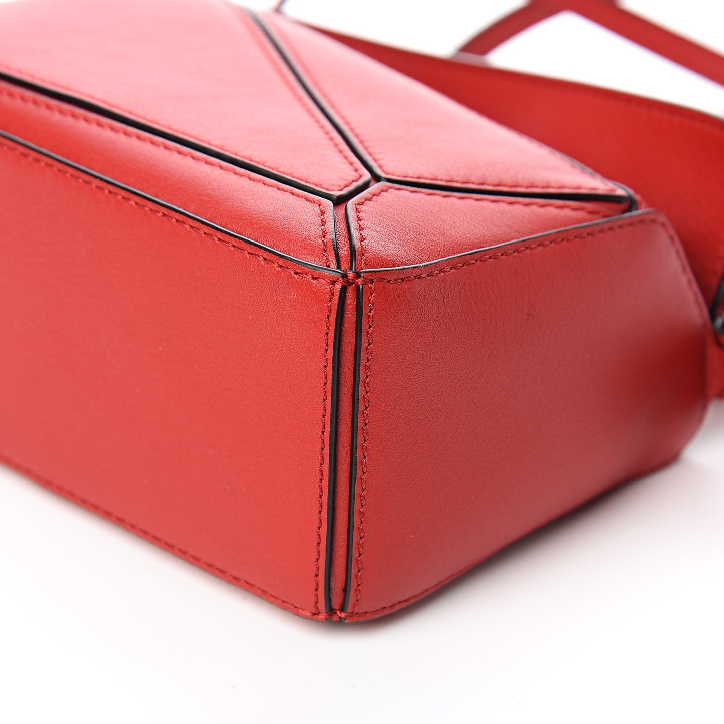Calfskin Mini Puzzle Bag Pomodoro