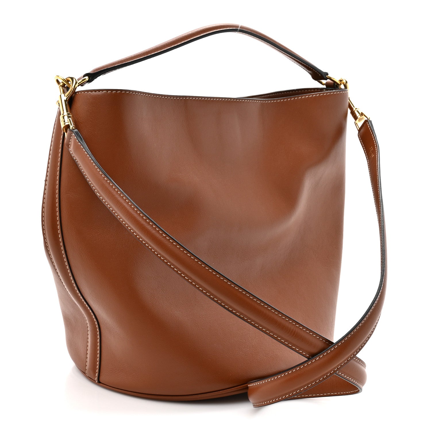 Celine Smooth Calfskin Bucket 16 Bag Tan 4 of 15