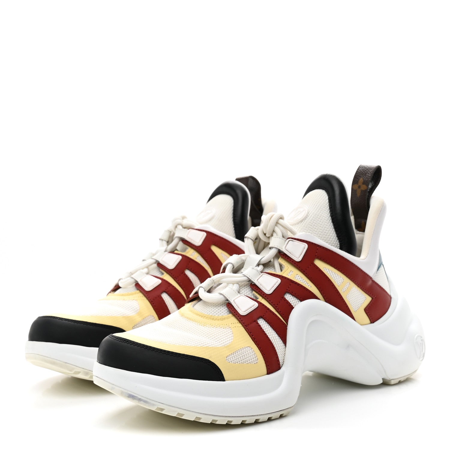 Louis Vuitton Calfskin Technical Nylon LV Archlight Sneakers 40.5 Terracotta 4 of 9