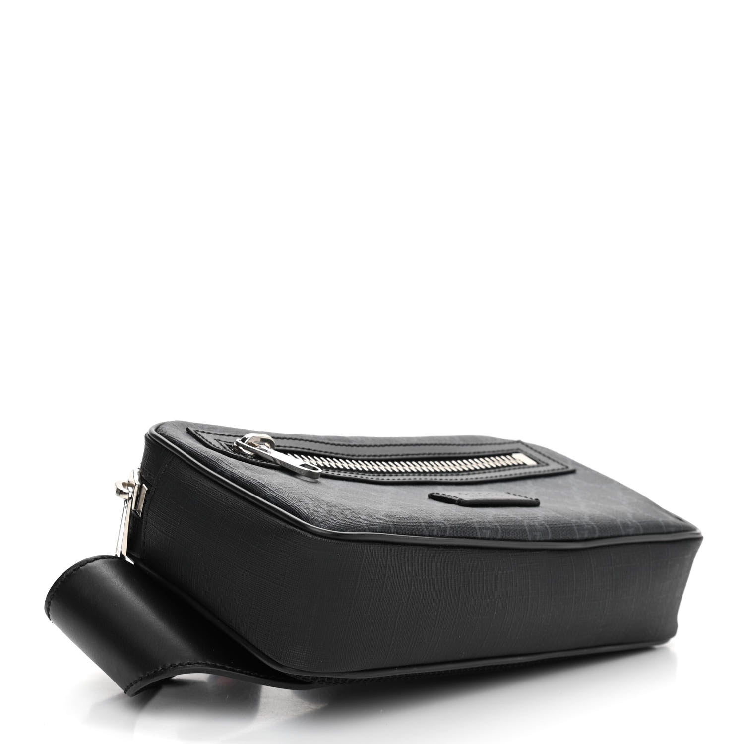 Gucci Soft GG Supreme Monogram Web Belt Bag Black Grey 4 of 11