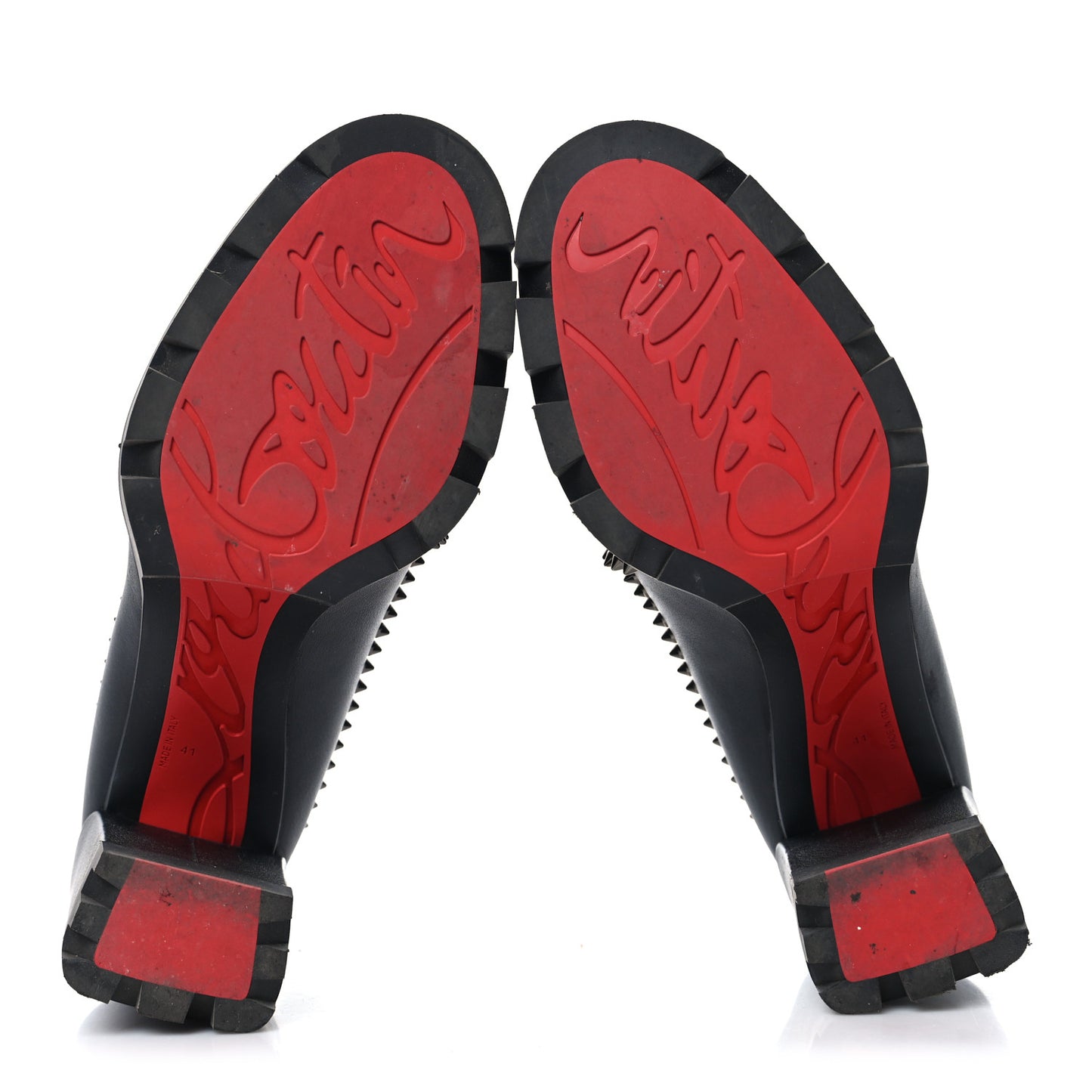 Nappa Out Line Spike Lug 100 Boots 41 Black