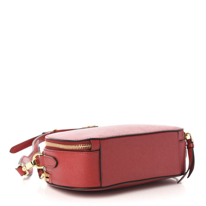 Prada Saffiano Lux Odette Crossbody Fuoco 4 of 10