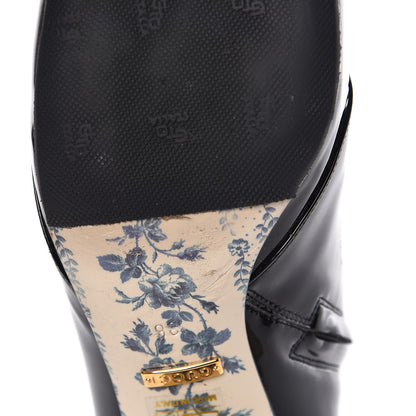 Gucci Vernice GG Victoire 55mm Ankle Boots 36 Black 8 of 11