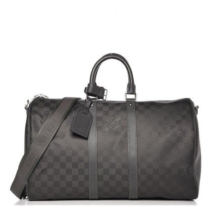 Louis Vuitton Damier Carbone Keepall Bandouliere 45 1 of 13