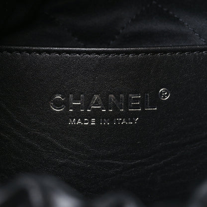 Chanel Shiny Calfskin Quilted Mini Chanel 22 So Black 6 of 10