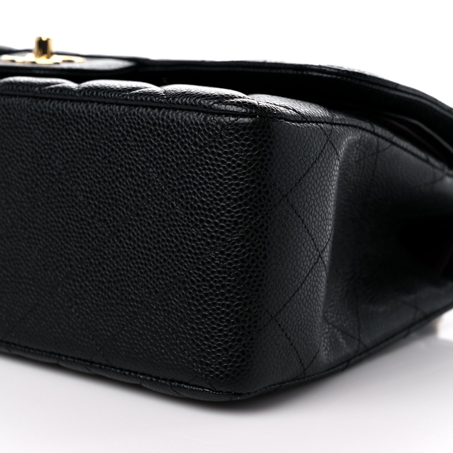 Chanel Caviar Quilted Jumbo Double Flap Black 10 of 11