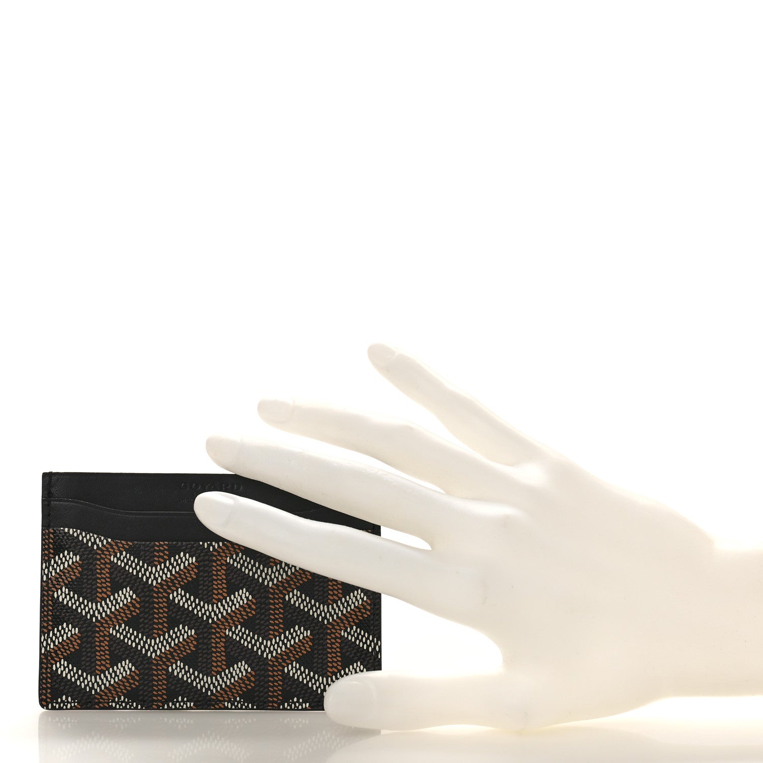 Goyard Goyardine Saint Sulpice Card Holder Black 2 of 7