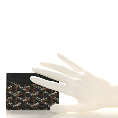 Goyard Goyardine Saint Sulpice Card Holder Black 2 of 7