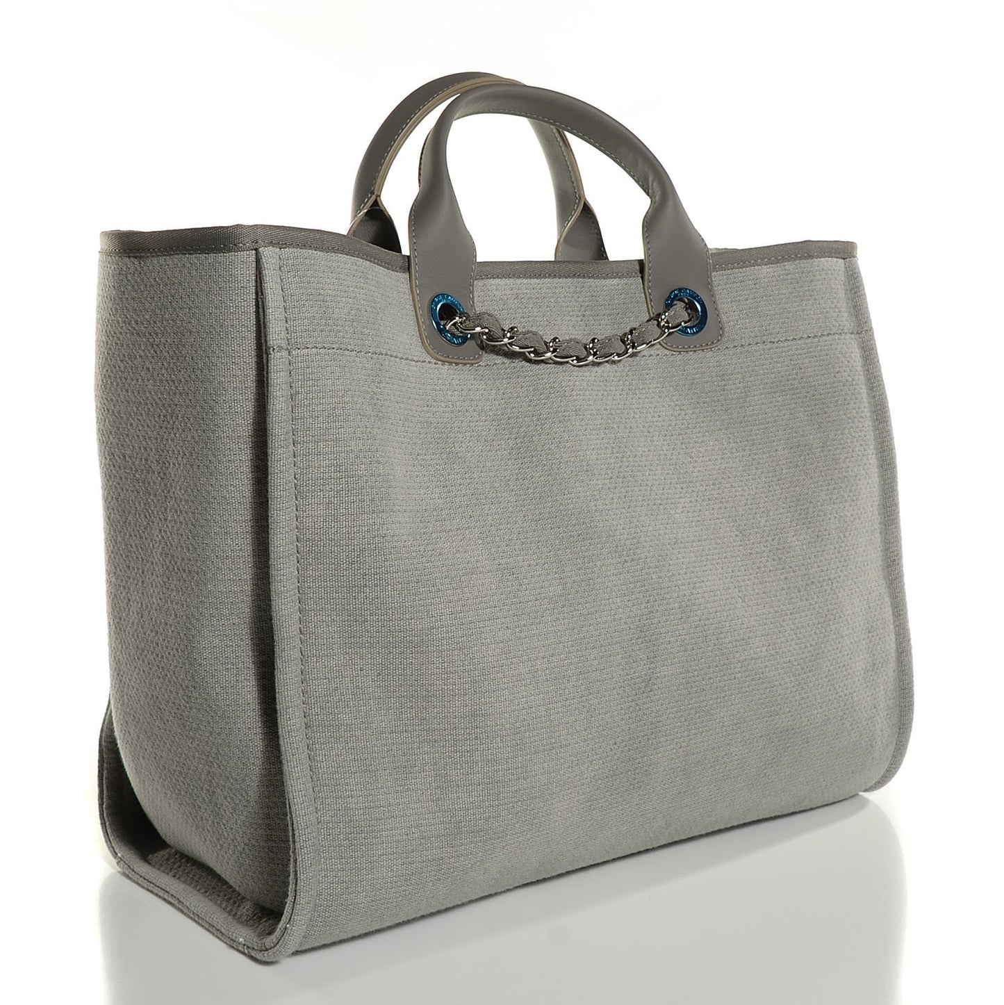 Canvas Deauville Large Tote Grey