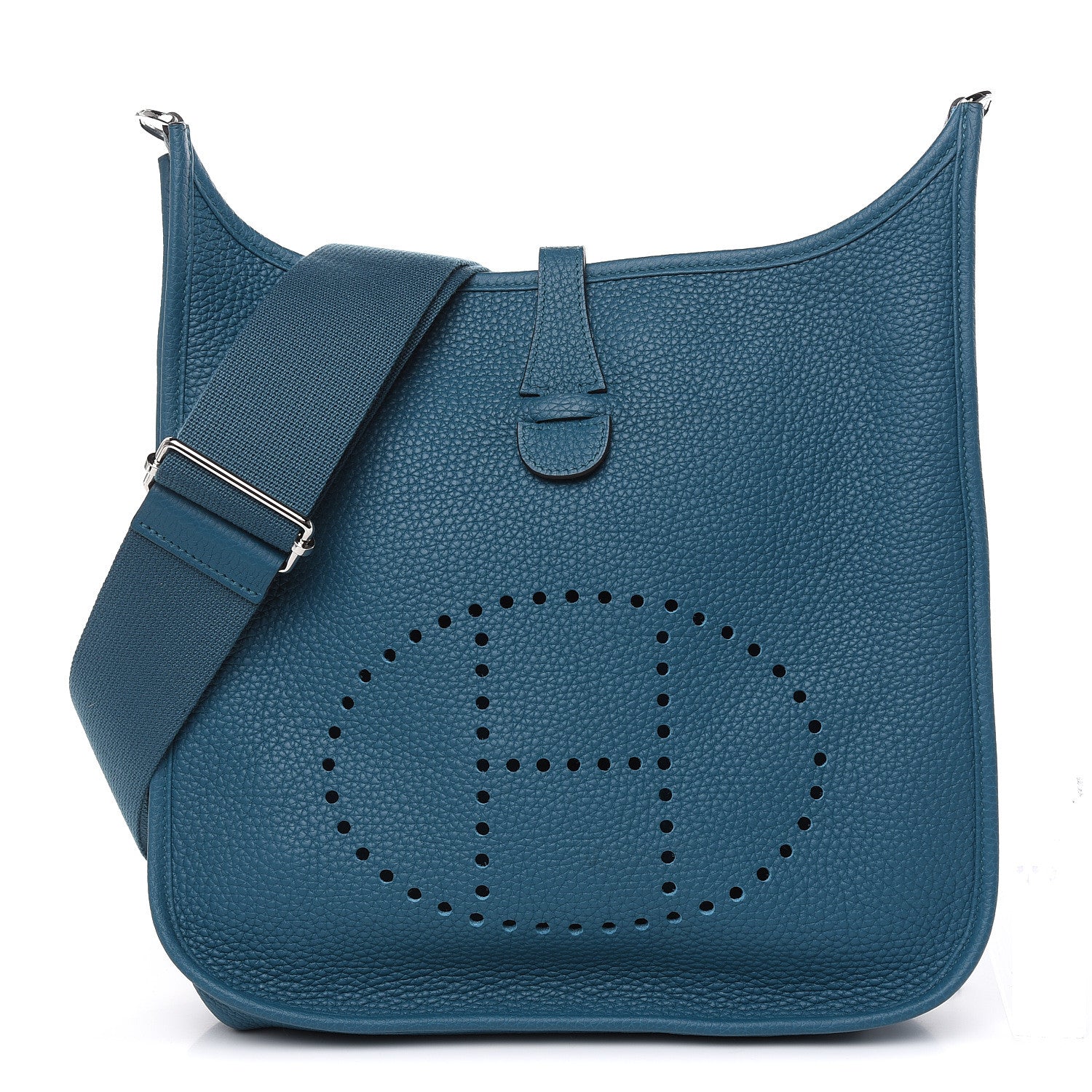 Hermes Taurillon Clemence Evelyne III PM Vert Bosphore 1 of 12