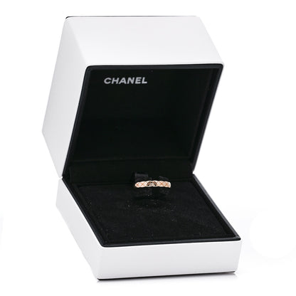 Chanel 18K Beige Gold Mini Coco Crush Ring 53 6.25 7 of 7