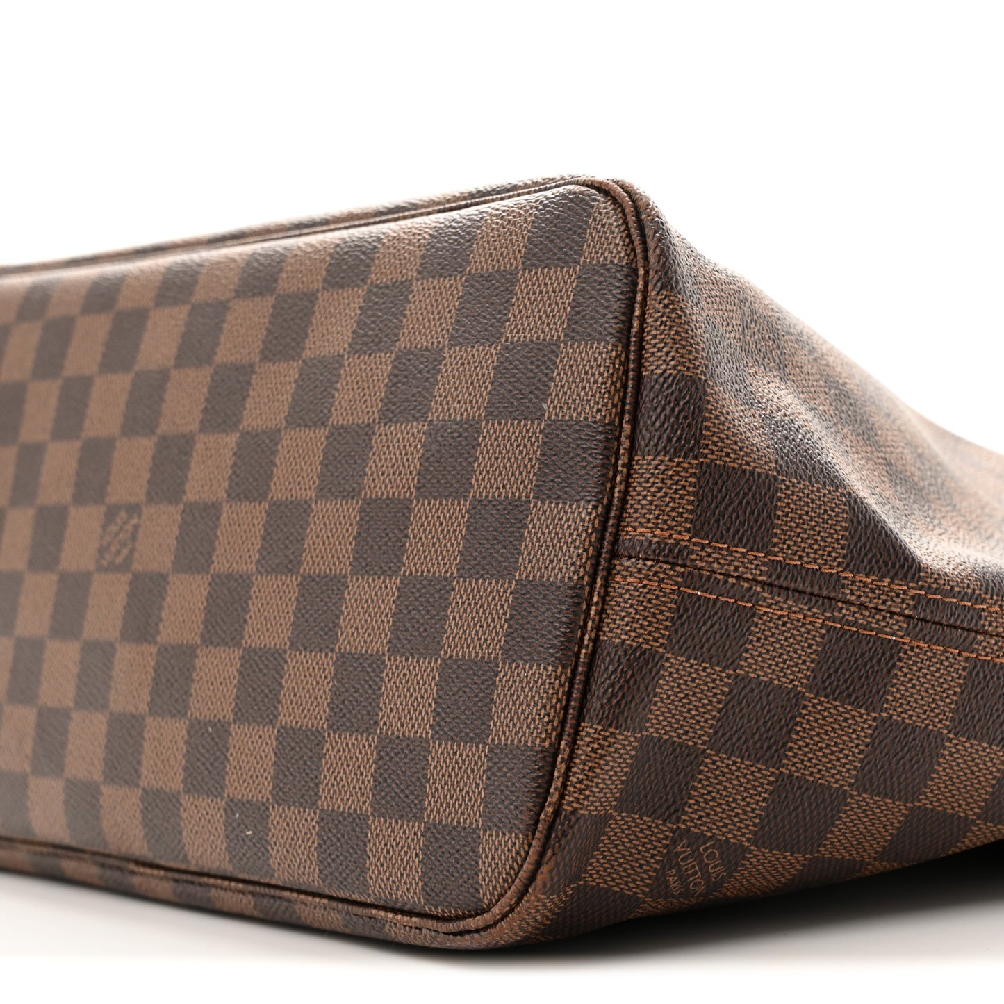 Damier Ebene Neo Neverfull MM Rose Ballerine