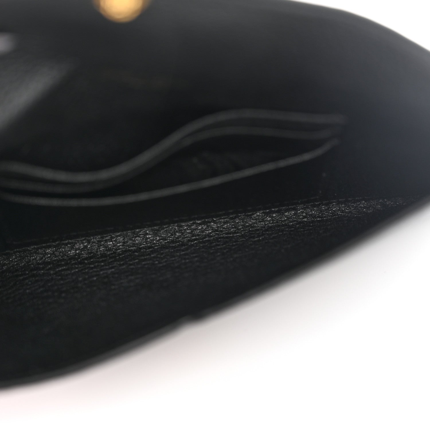 Prada Vitello Daino Envelope Wallet Black 5 of 10
