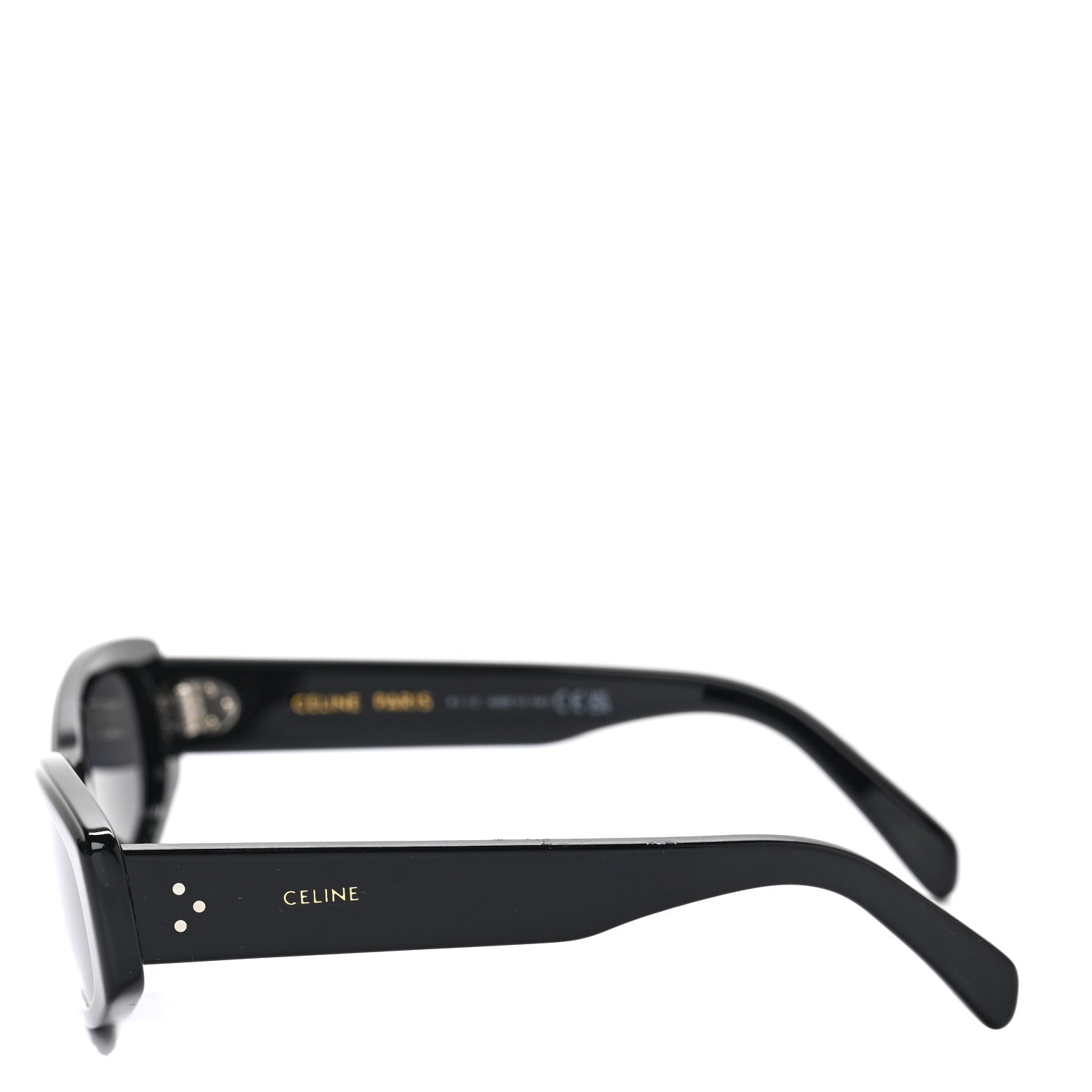 Celine Acetate Cat Eye Sunglasses CL40252I Black 3 of 6