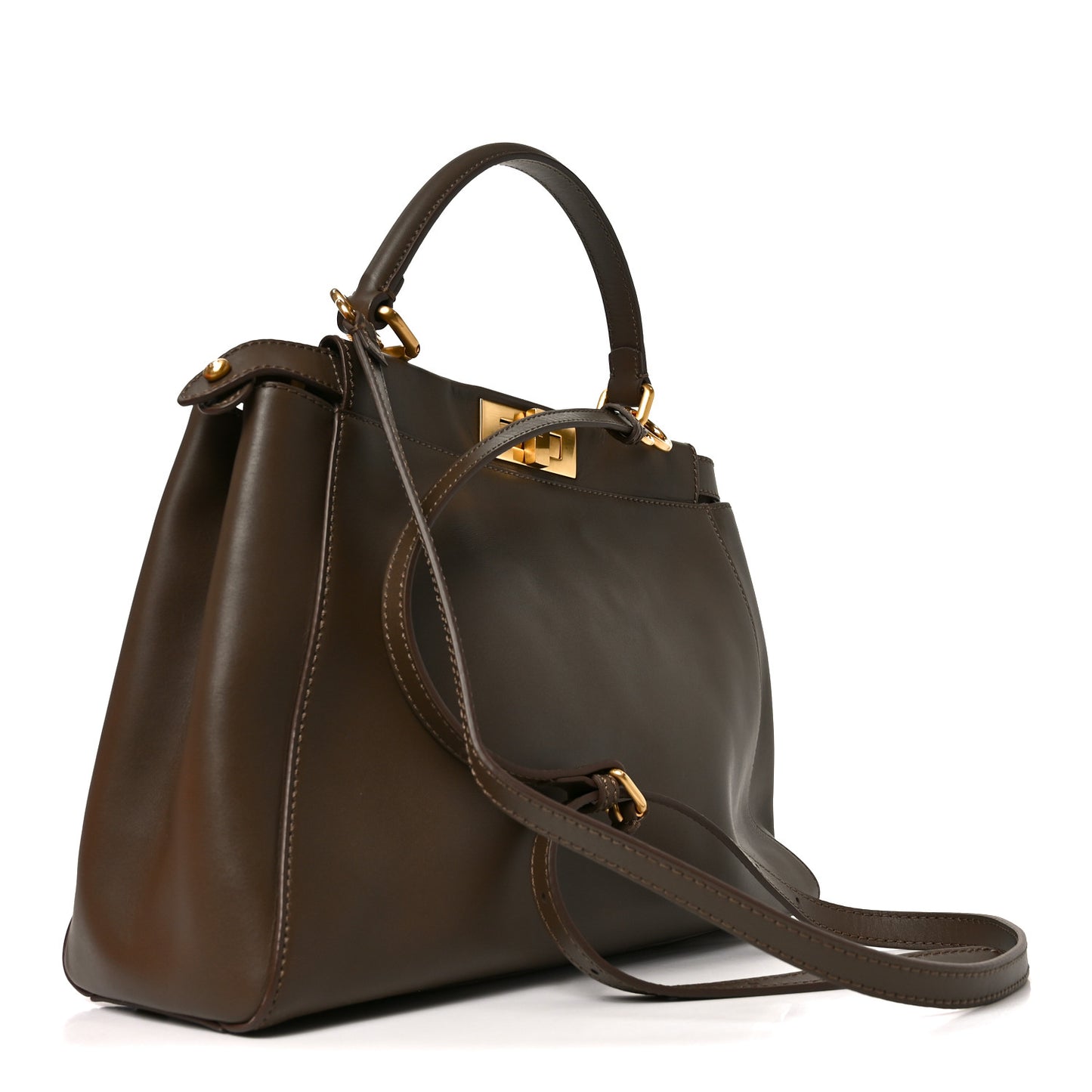 Vitello Morgan Snakeskin Medium Peekaboo Iconic Satchel Foresta