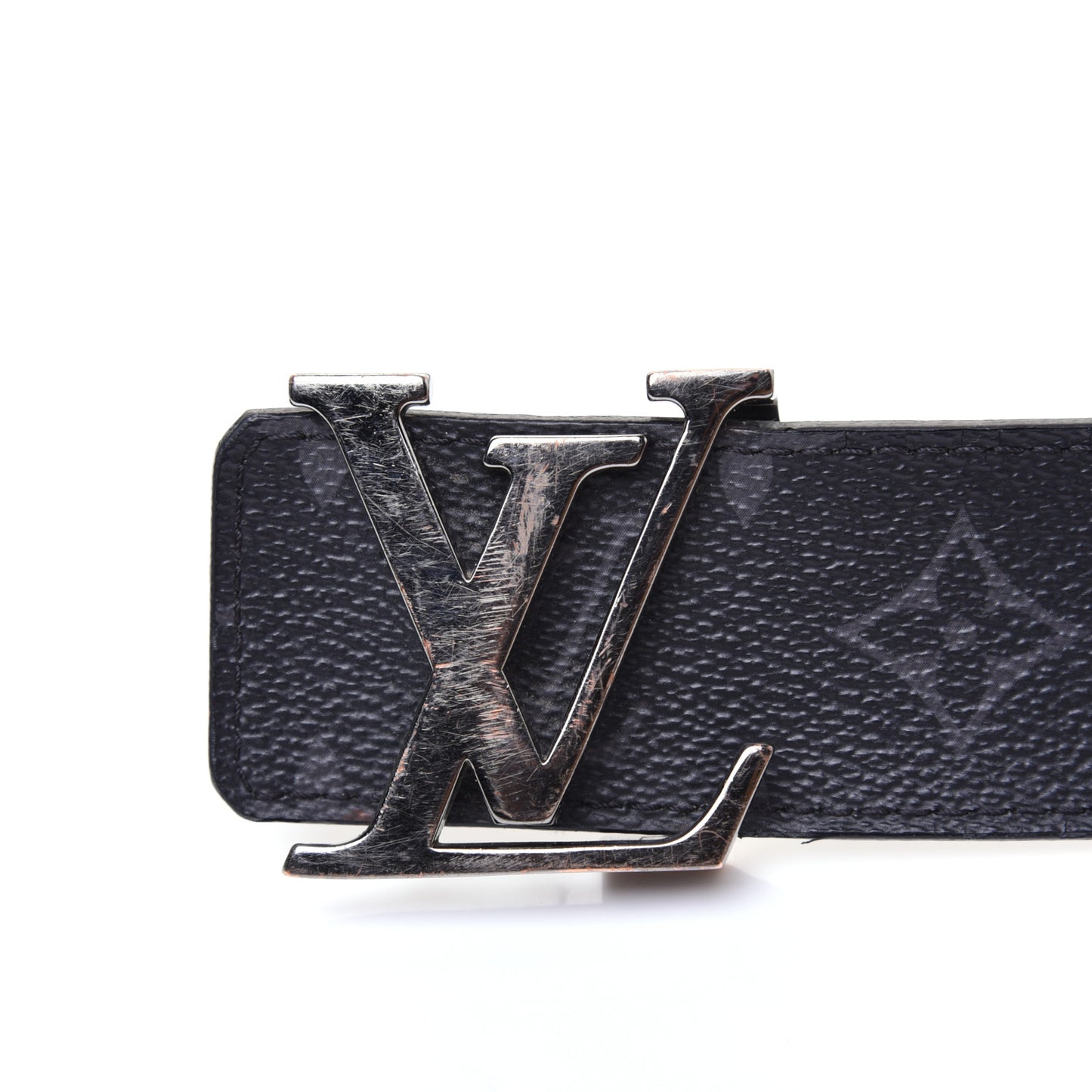 Monogram Eclipse Taigarama 40mm LV Initiales Reversible Belt 95 38 Black