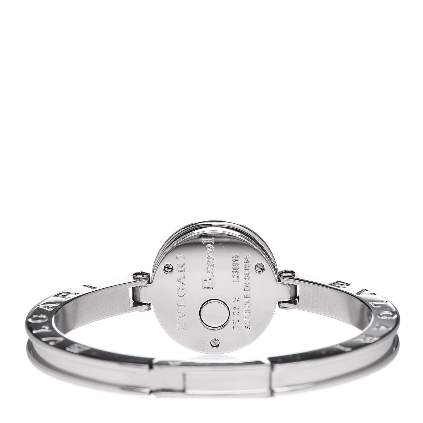 Stainless Steel Diamond Mother of Pearl 22mm B.Zero1 Butterfly Quartz Watch