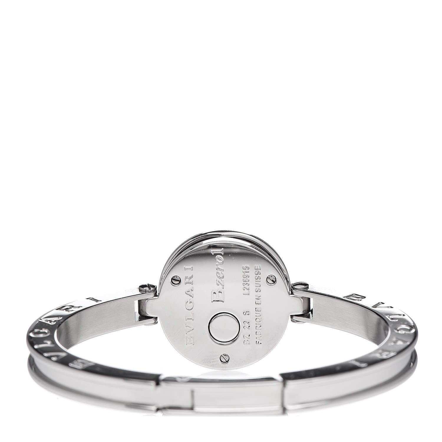 Bulgari Stainless Steel Diamond Mother of Pearl 22mm B.Zero1 Butterfly Quartz Watch 4 of 7