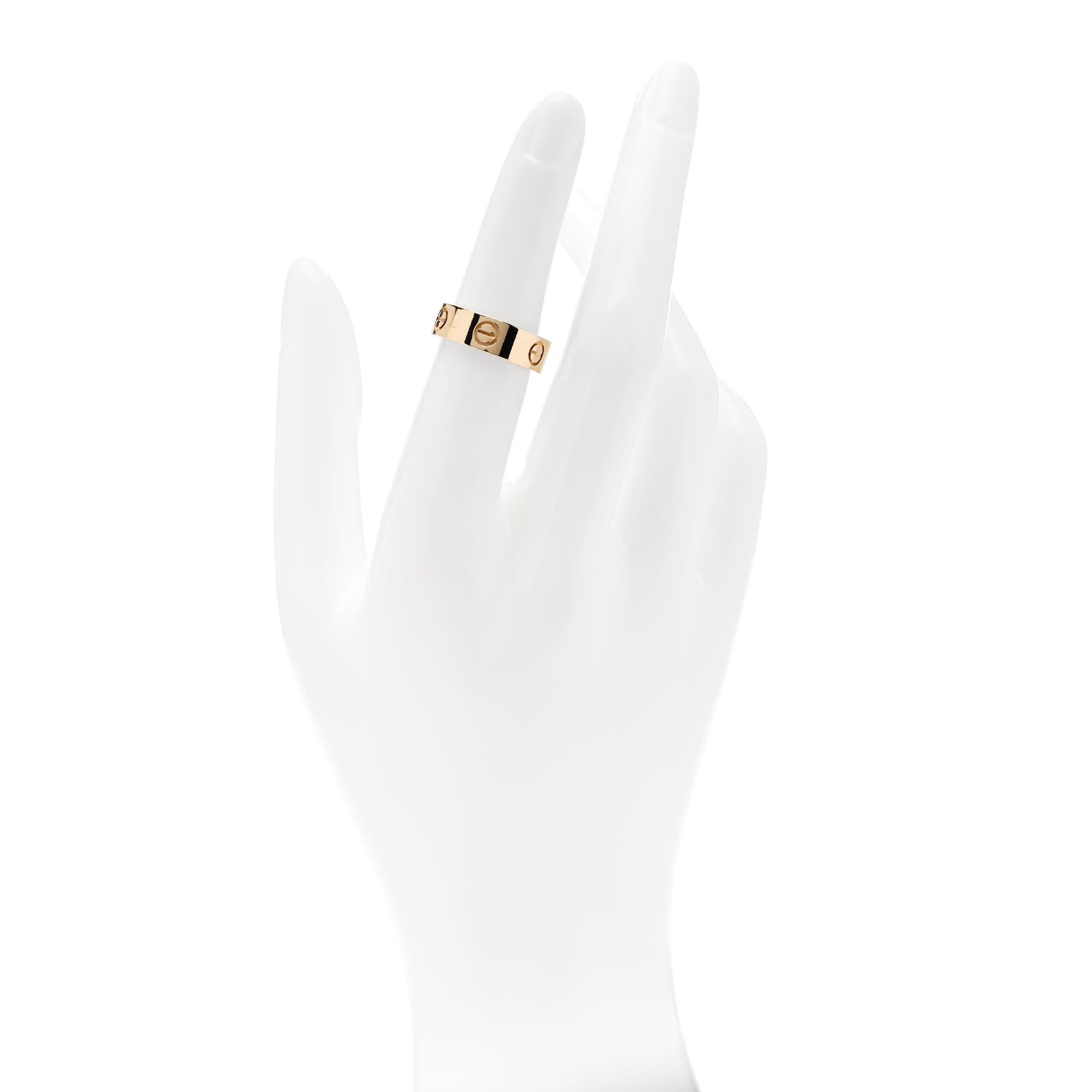 Cartier 18K Yellow Gold 5.5mm LOVE Ring 51 5.75 2 of 5