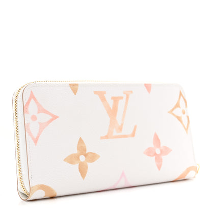 Louis Vuitton Monogram Giant By The Pool Zippy Wallet Resort Beige 3 of 7