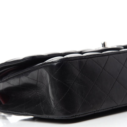 Chanel Lambskin Quilted Medium Double Flap Black 6 of 18