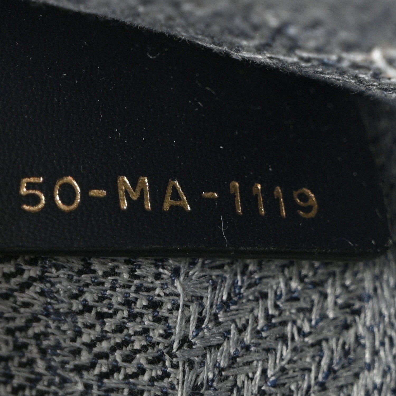 Christian Dior Oblique Denim Mini Book Tote Blue 7 of 12