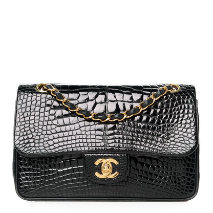 Chanel Alligator Small Double Flap Black 1 of 11