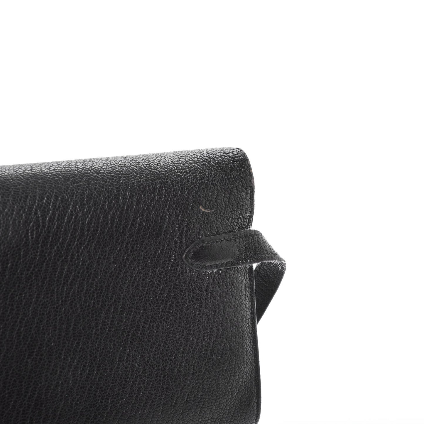Chevre Mysore Kelly Longue Wallet Black