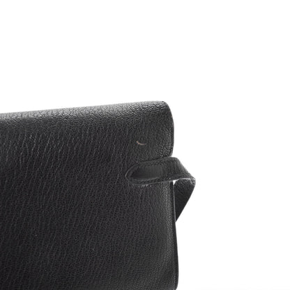 Hermes Chevre Mysore Kelly Longue Wallet Black 9 of 16