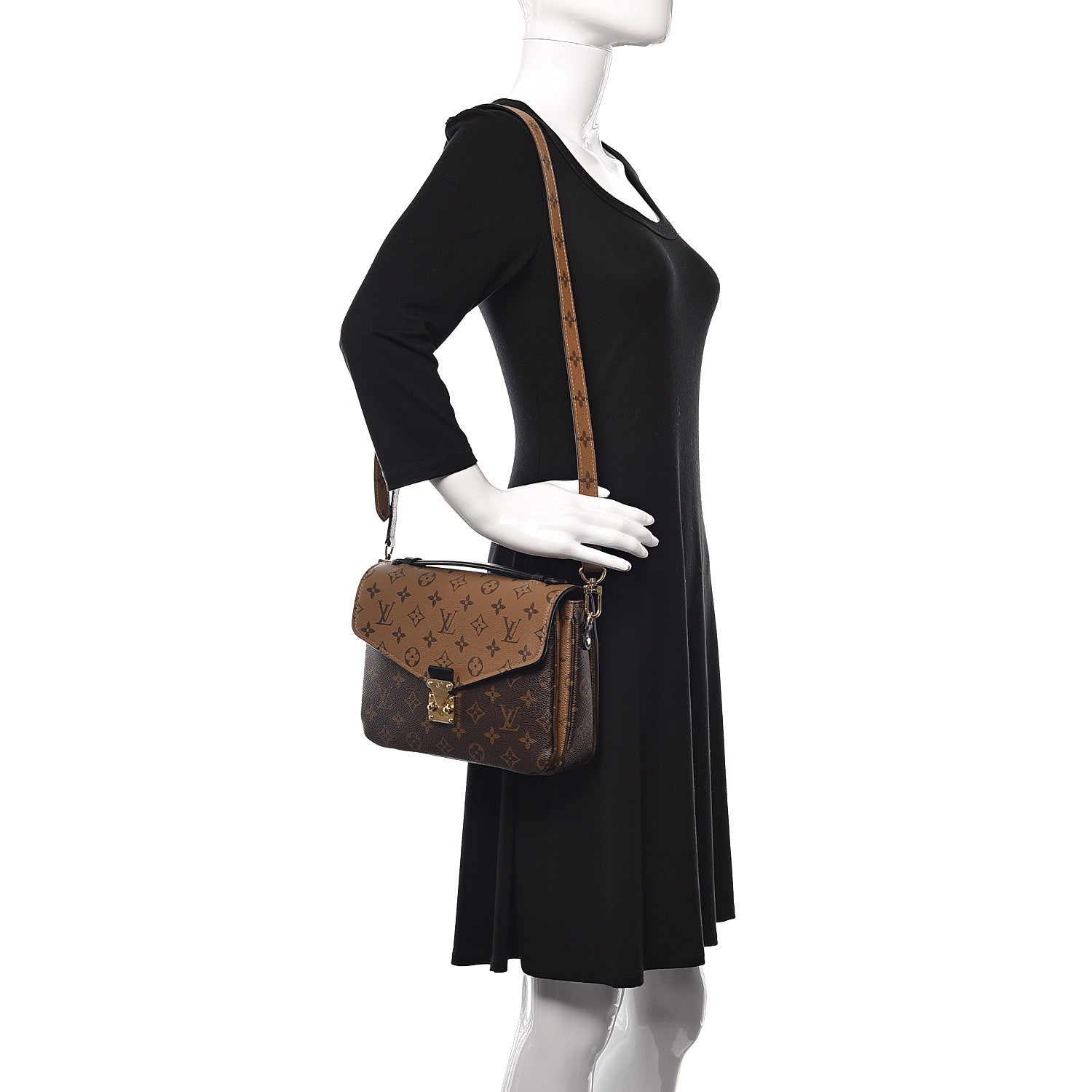 Louis Vuitton Reverse Monogram Pochette Metis 2 of 9