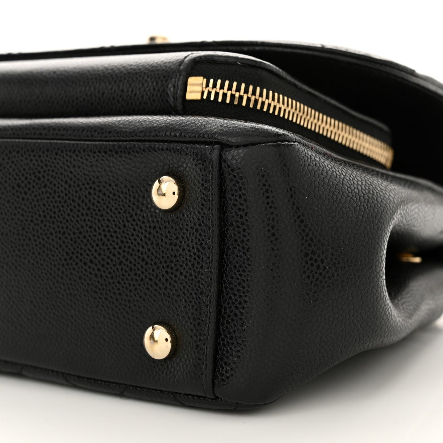 Caviar Quilted Small Business Affinity Flap Black