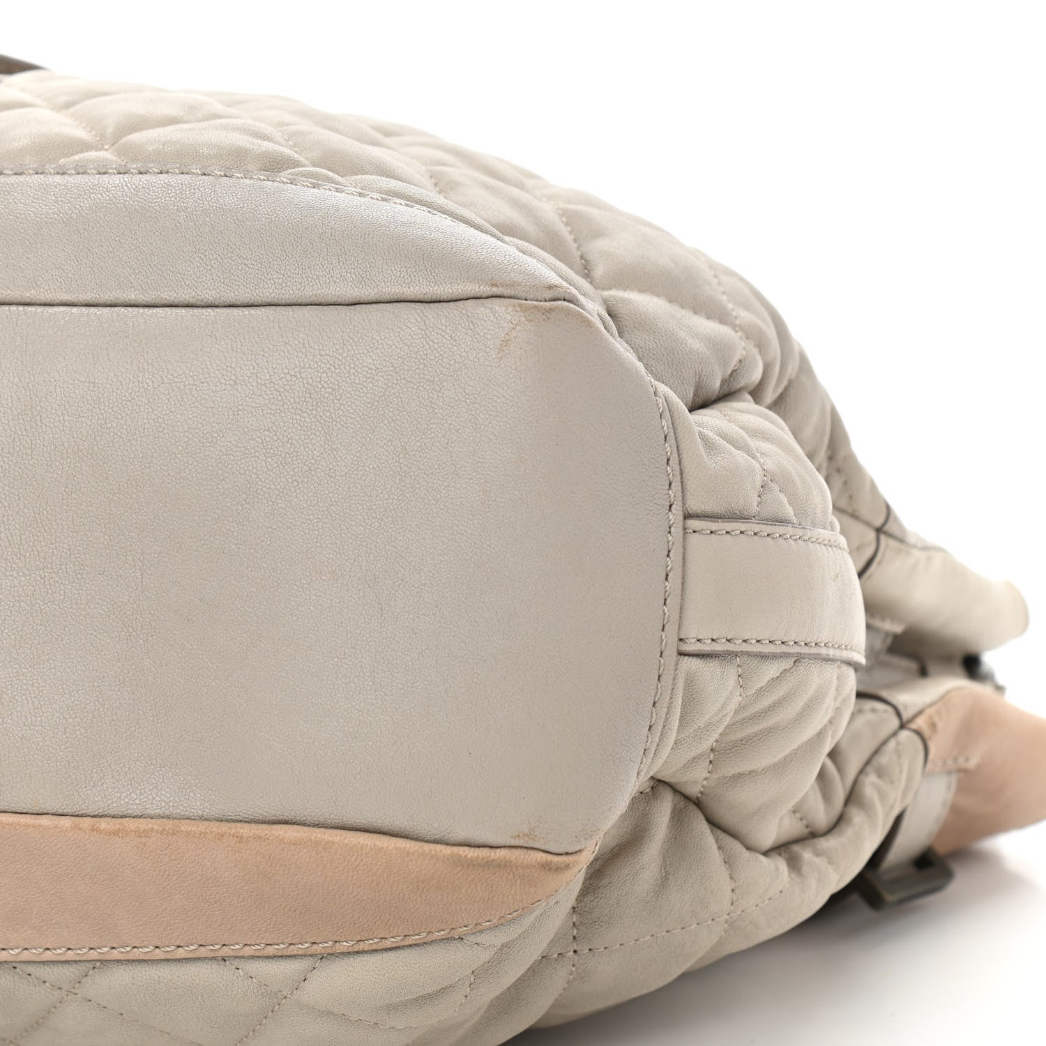 Burberry Lambskin Quilted Medium Enmore Hobo Beige 11 of 16