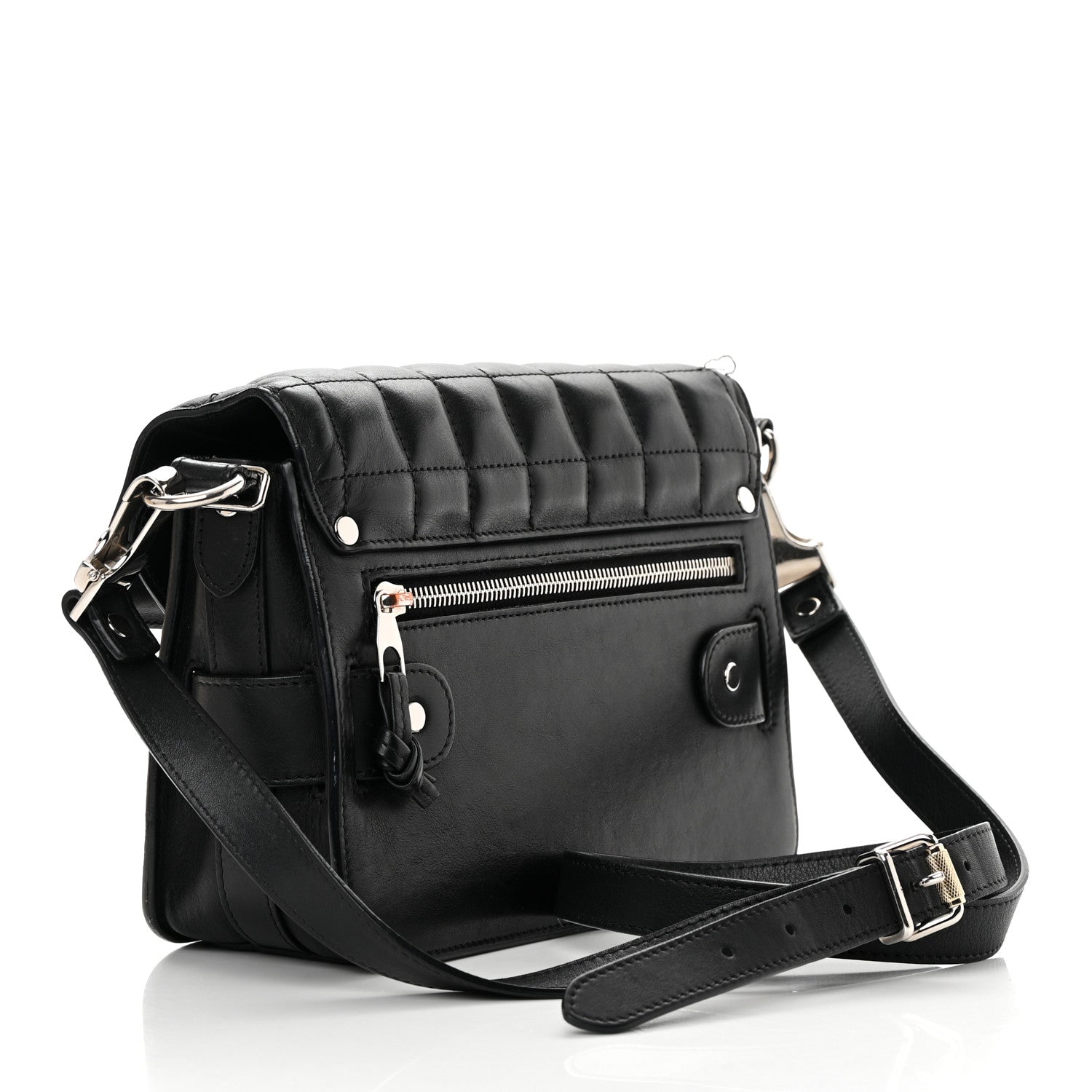 Proenza Schouler Lambskin Quilted Mini PS11 Classic Shoulder Bag Black 3 of 21