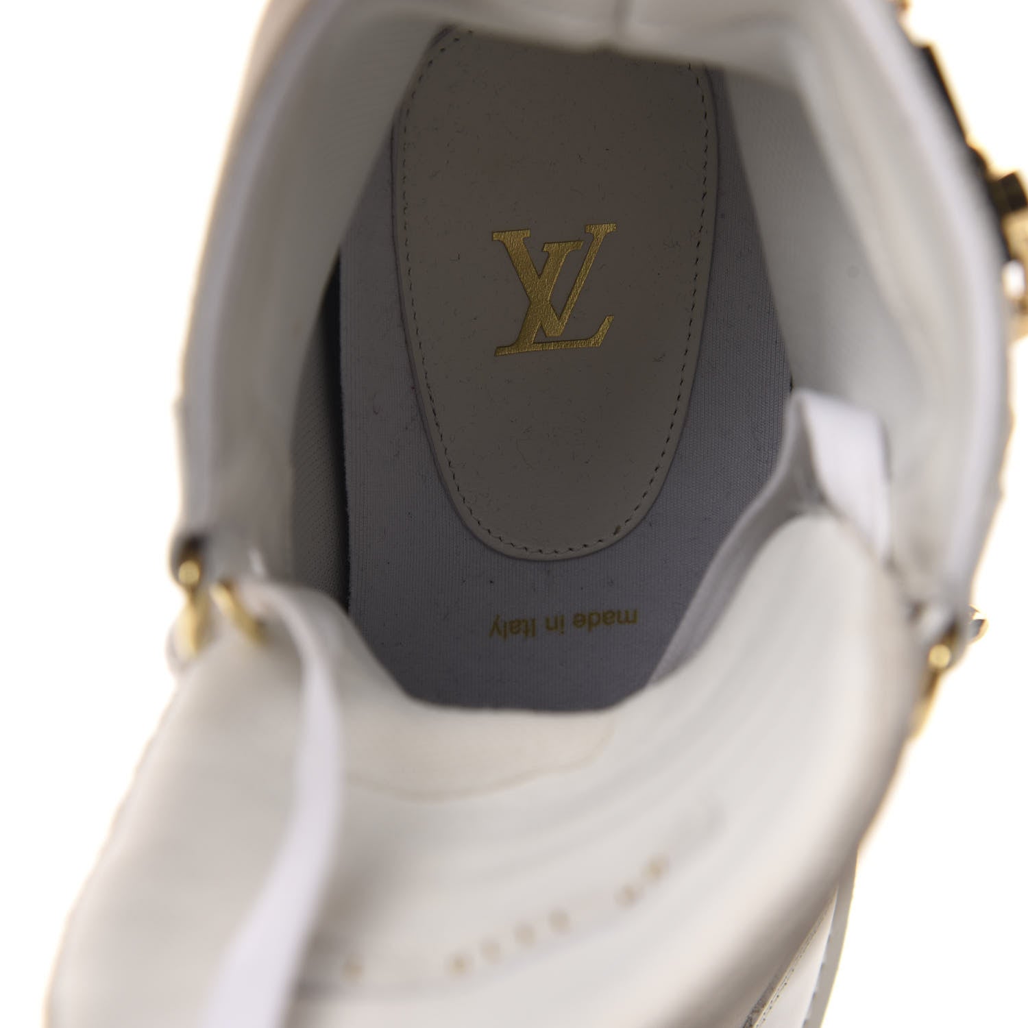 Louis Vuitton Calfskin Suede Mens Creeper Ankle Boots 7 White 7 of 10