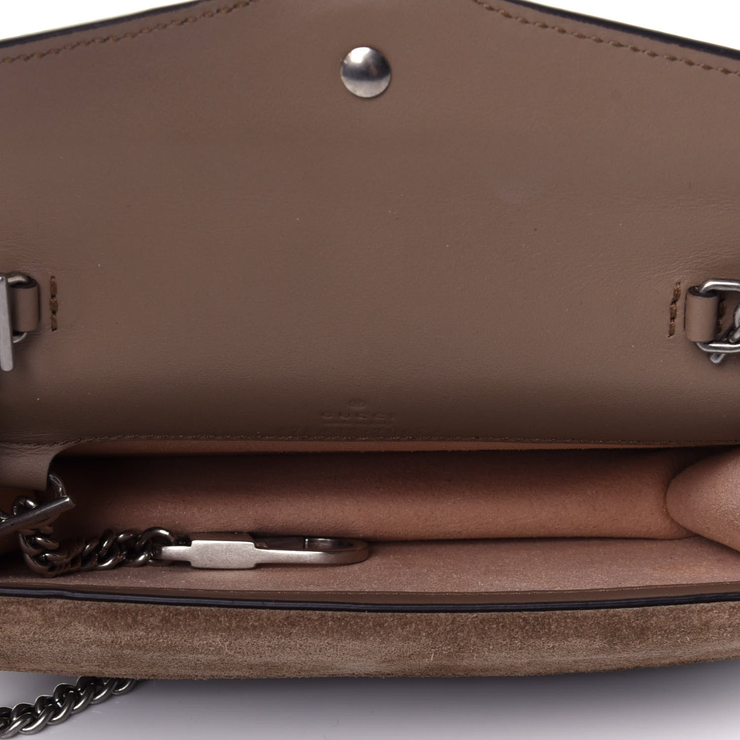 Gucci GG Supreme Monogram Super Mini Dionysus Shoulder Bag Taupe 4 of 10