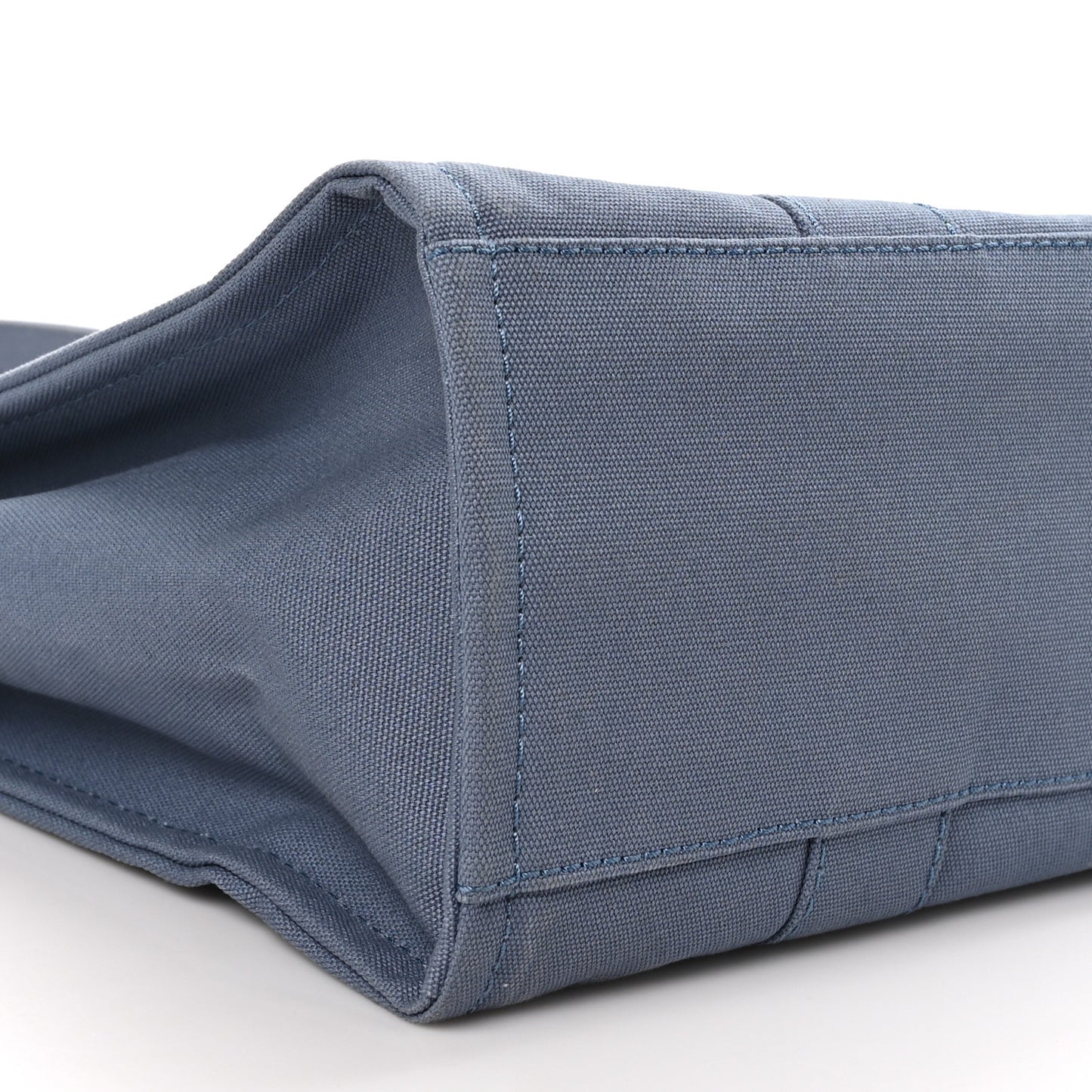 Cotton Canvas The Traveler Tote Bag Blue