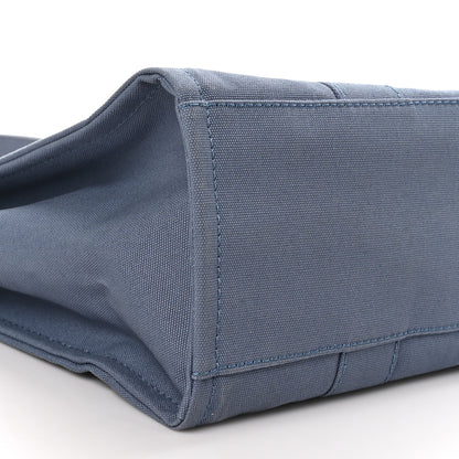 Marc Jacobs Cotton Canvas The Traveler Tote Bag Blue 8 of 9