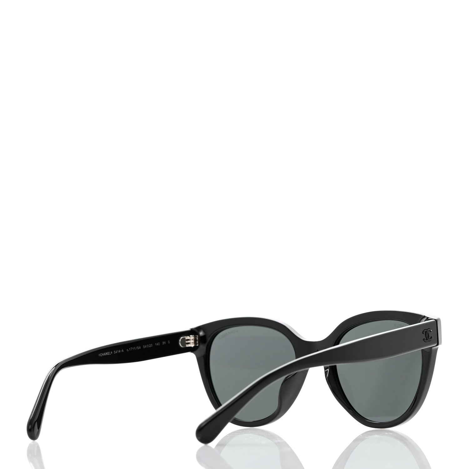 Chanel Acetate CC Butterfly Sunglasses 5414 Black Pink 4 of 11