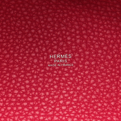 Hermes Taurillon Clemence Monochrome Picotin Lock 18 PM Rose Mexico 6 of 13