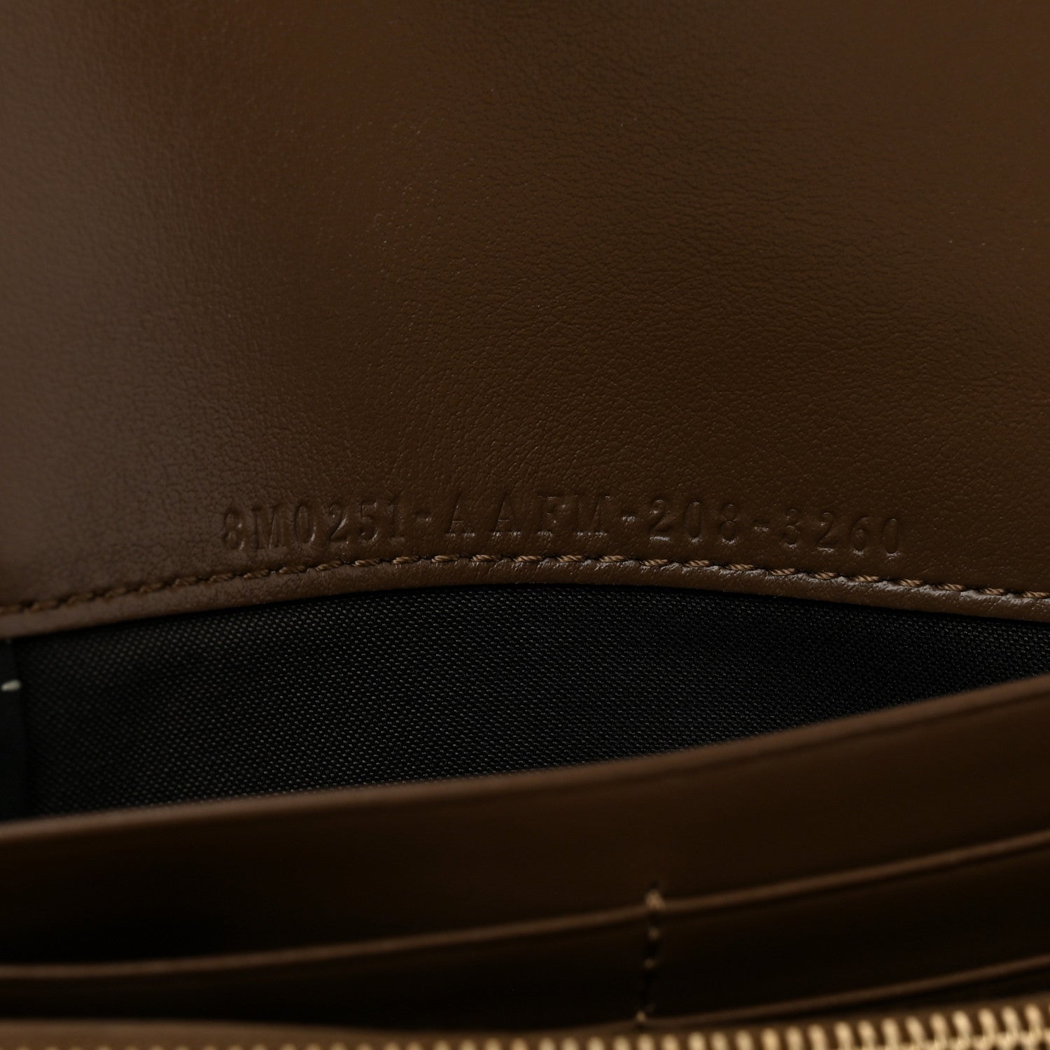 Fendi Vitello Soft F is Fendi Bi-Color FF 1974 Embossed Continental Envelope Wallet Maya Black 7 of 12