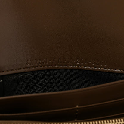 Fendi Vitello Soft F is Fendi Bi-Color FF 1974 Embossed Continental Envelope Wallet Maya Black 7 of 12