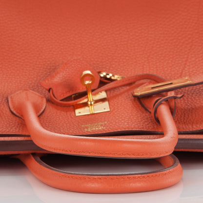 Hermes Togo Birkin 35 Orange 16 of 26