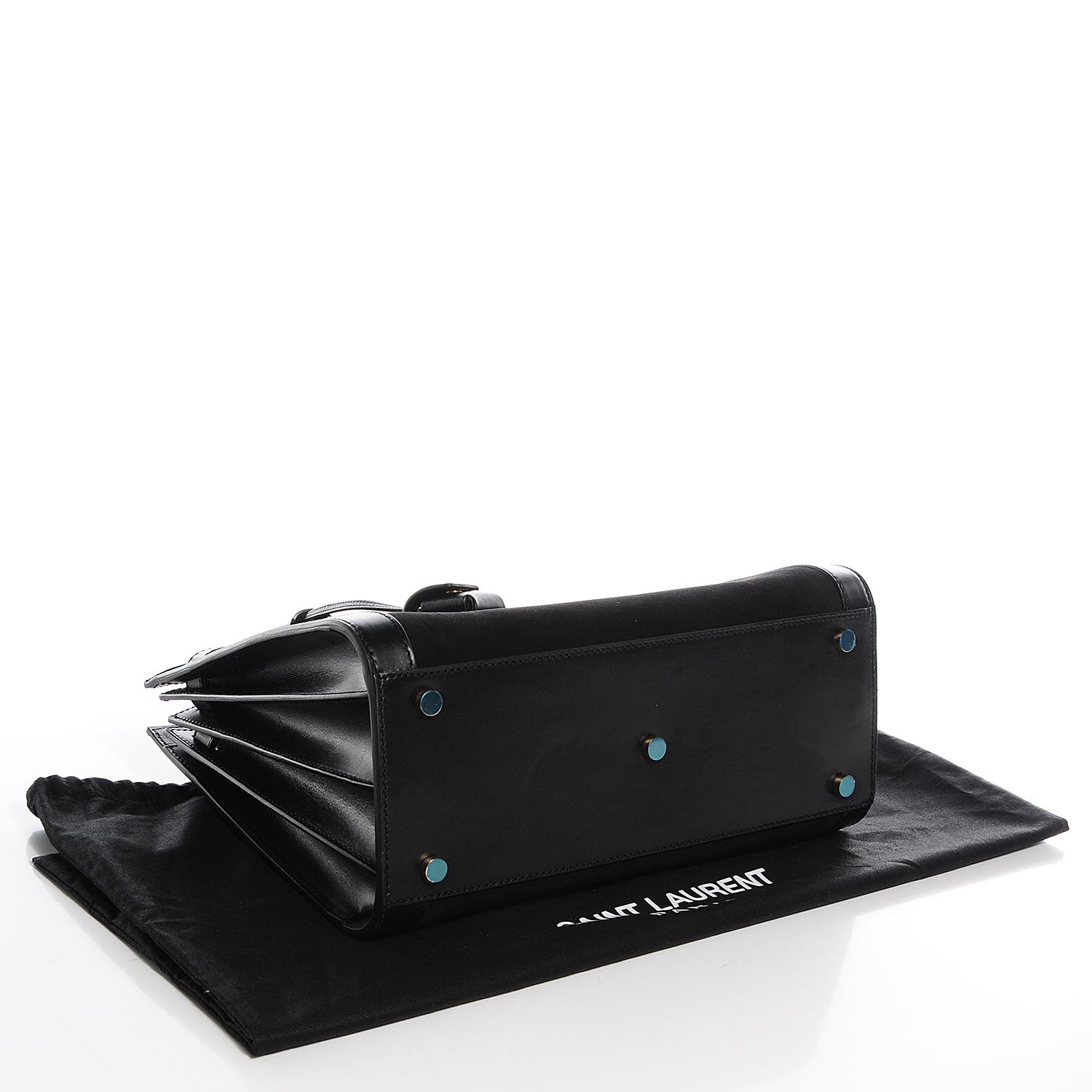 Saint Laurent Suede Calfskin Small Sac De Jour Black 4 of 9