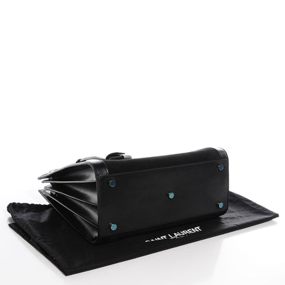 Saint Laurent Suede Calfskin Small Sac De Jour Black 4 of 9