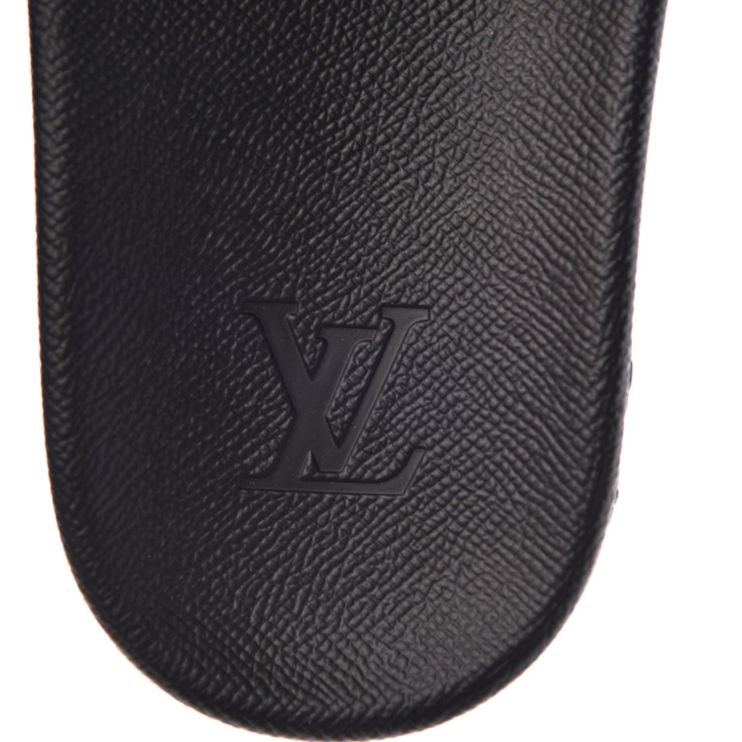 Louis Vuitton Rubber Monogram Mens Waterfront Mules 6.5 Macassar 7 of 8