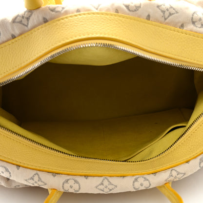 Louis Vuitton Monogram Denim Speedy Round Yellow 5 of 9