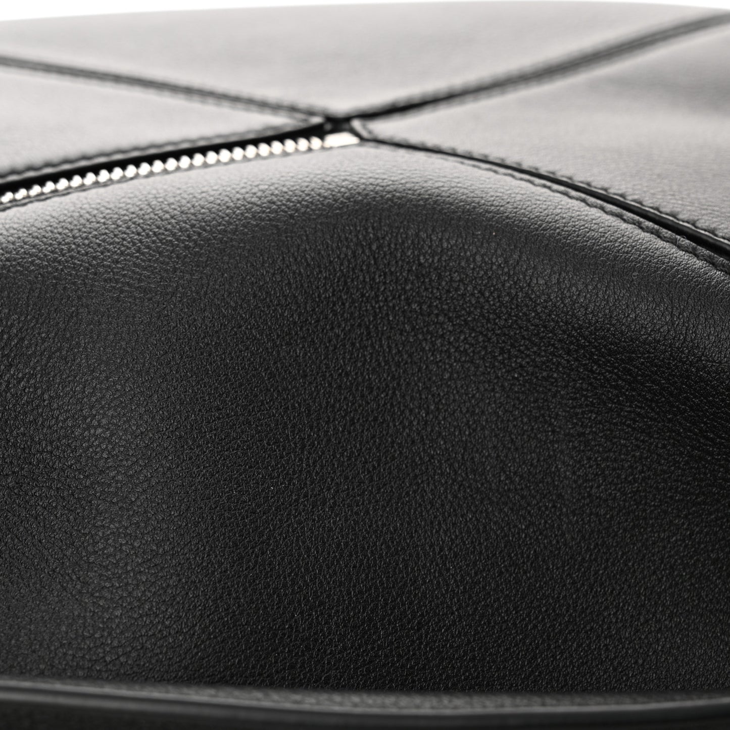 Calfskin Small Puzzle Bag Black