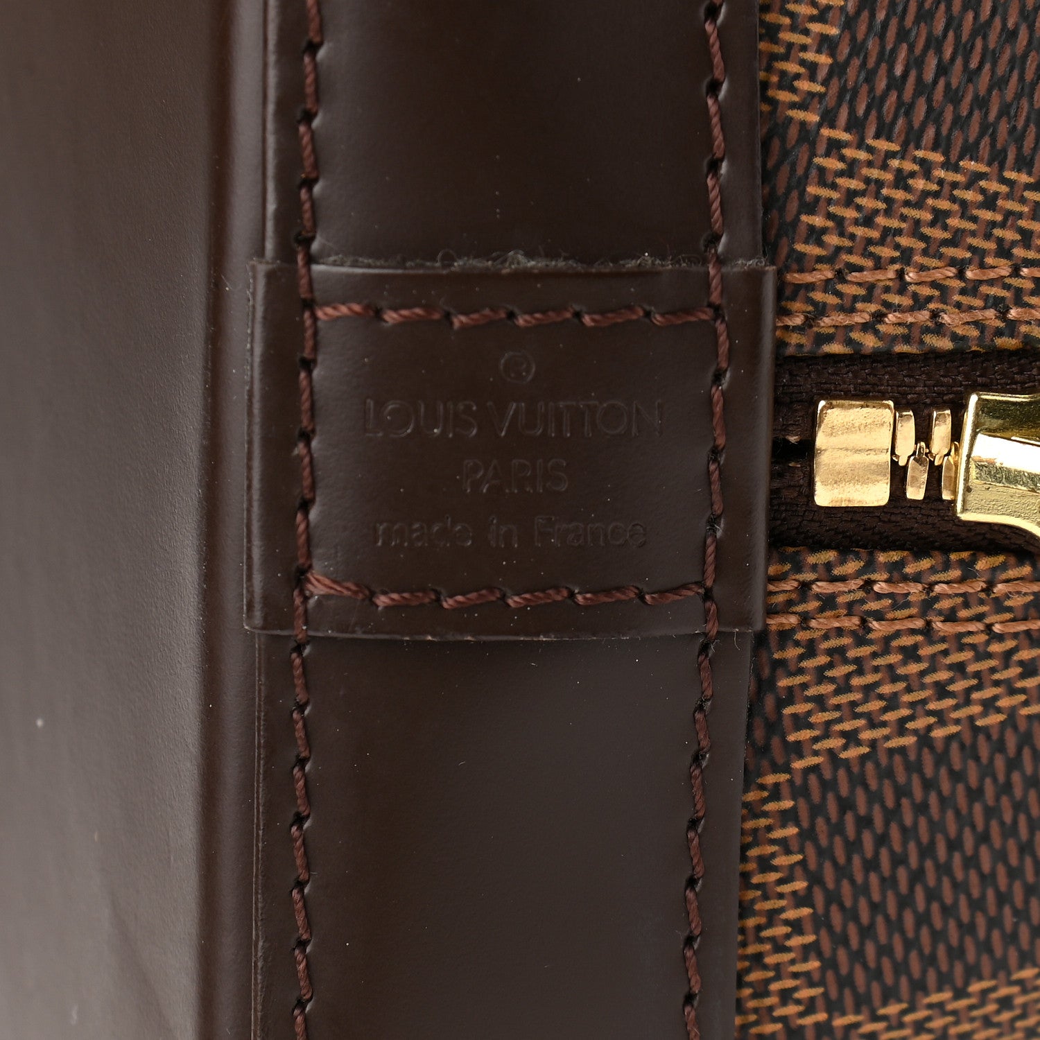 Louis Vuitton Damier Ebene Alma PM 6 of 10