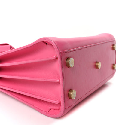 Saint Laurent Calfskin Nano Sac De Jour Lipstick Fuchsia 9 of 10