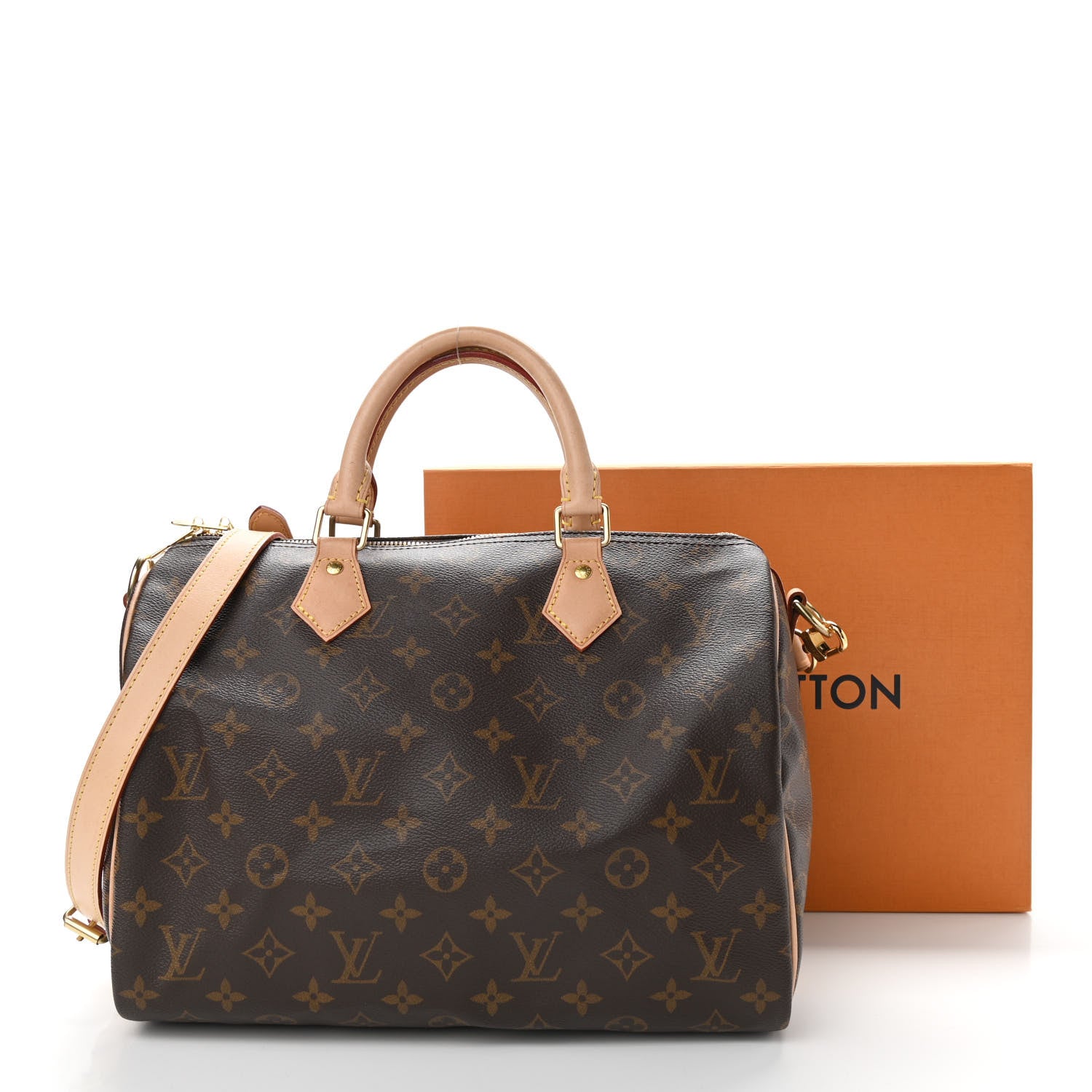 Louis Vuitton Monogram Speedy Bandouliere 30 10 of 10